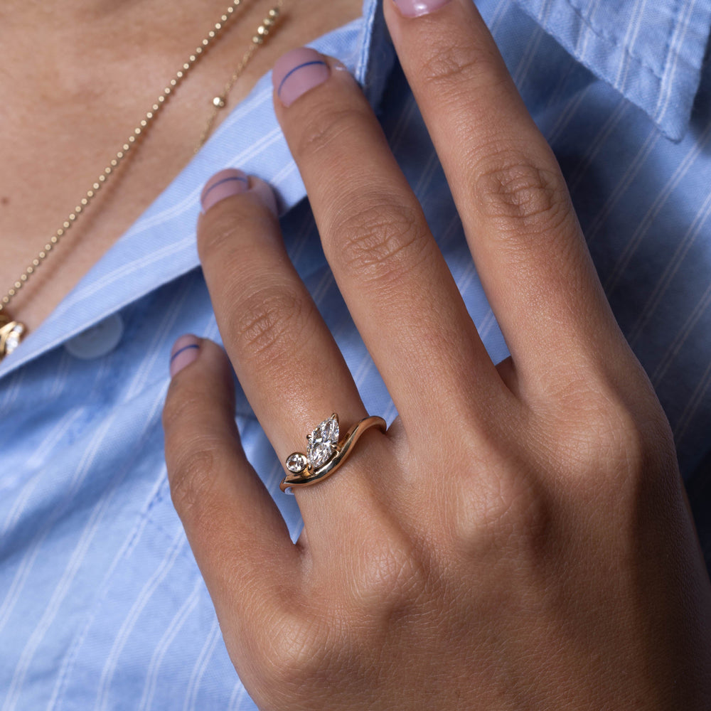 eco friendly diamond ring, conflict free diamond ring, certified lab grown diamond, premium lab diamond ring, luxury lab grown diamond, sustainable luxury jewelry, ethical bridal jewelry