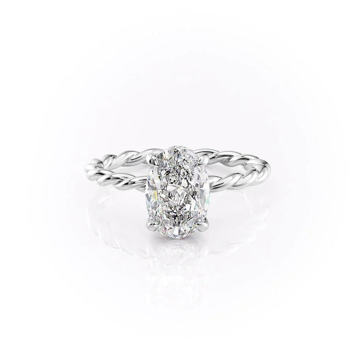 elegant hidden halo ring