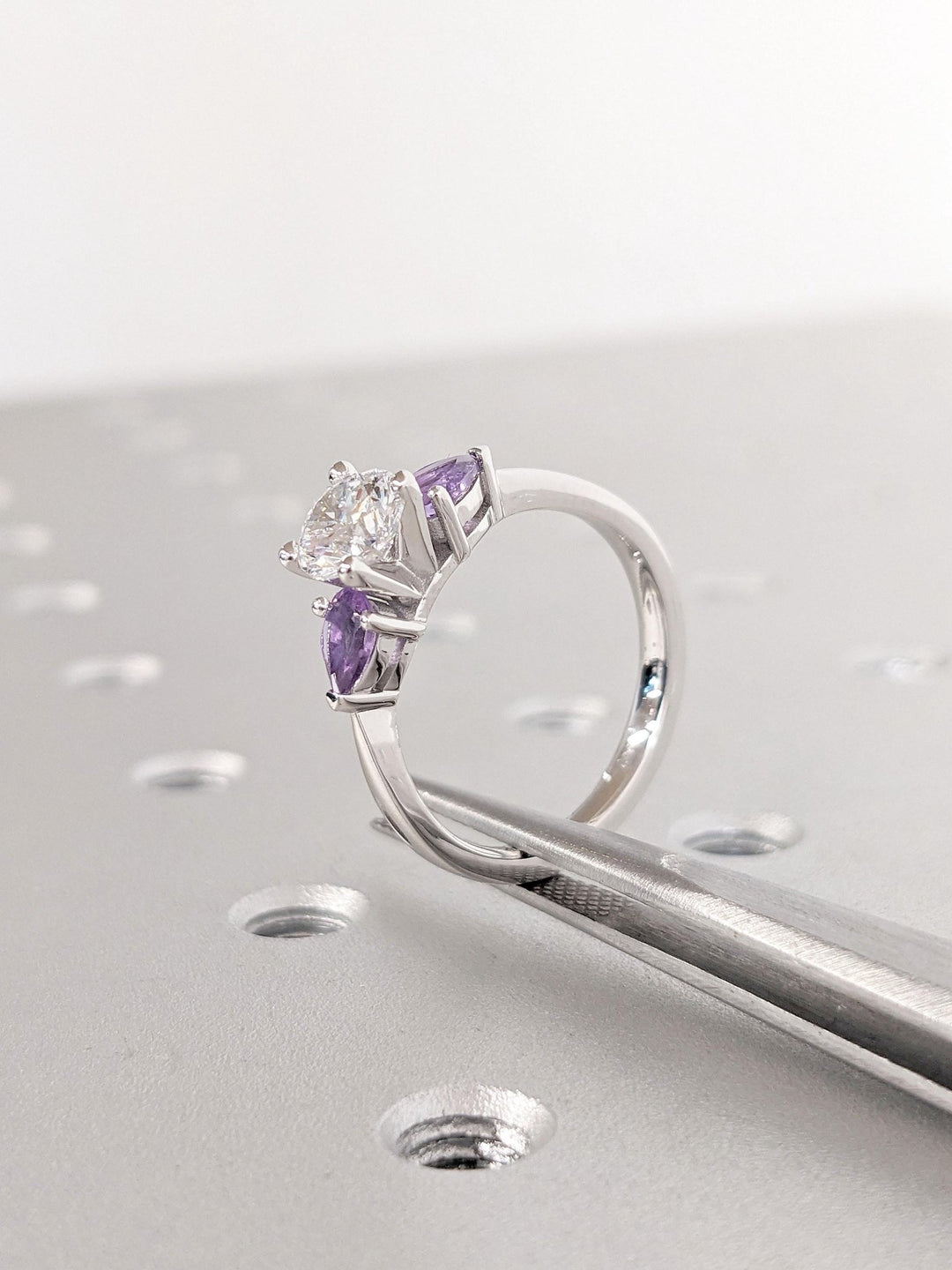 fine jewelry emerald cut cluster ring