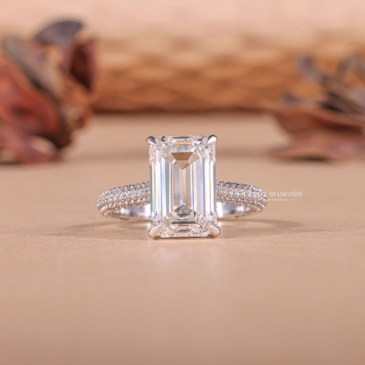 lab grown diamond engagement ring

hidden halo diamond engagement ring

pavé diamond engagement ring