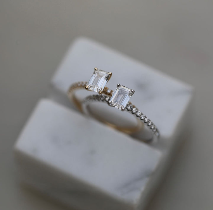 luxury emerald diamond ring,