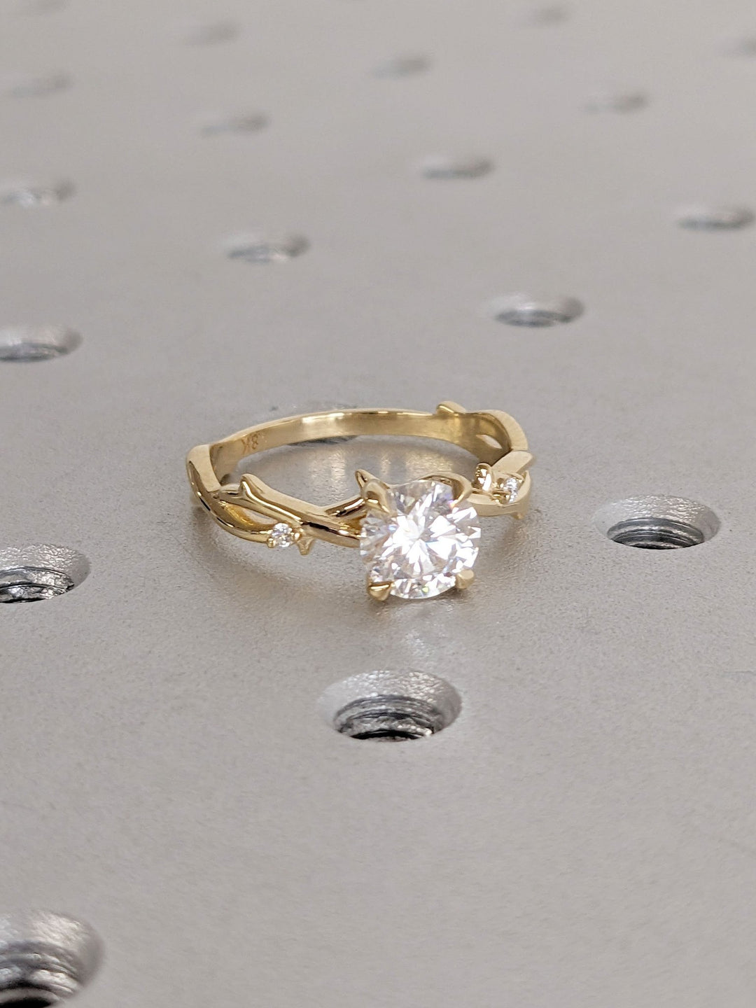 twig bridal ring,