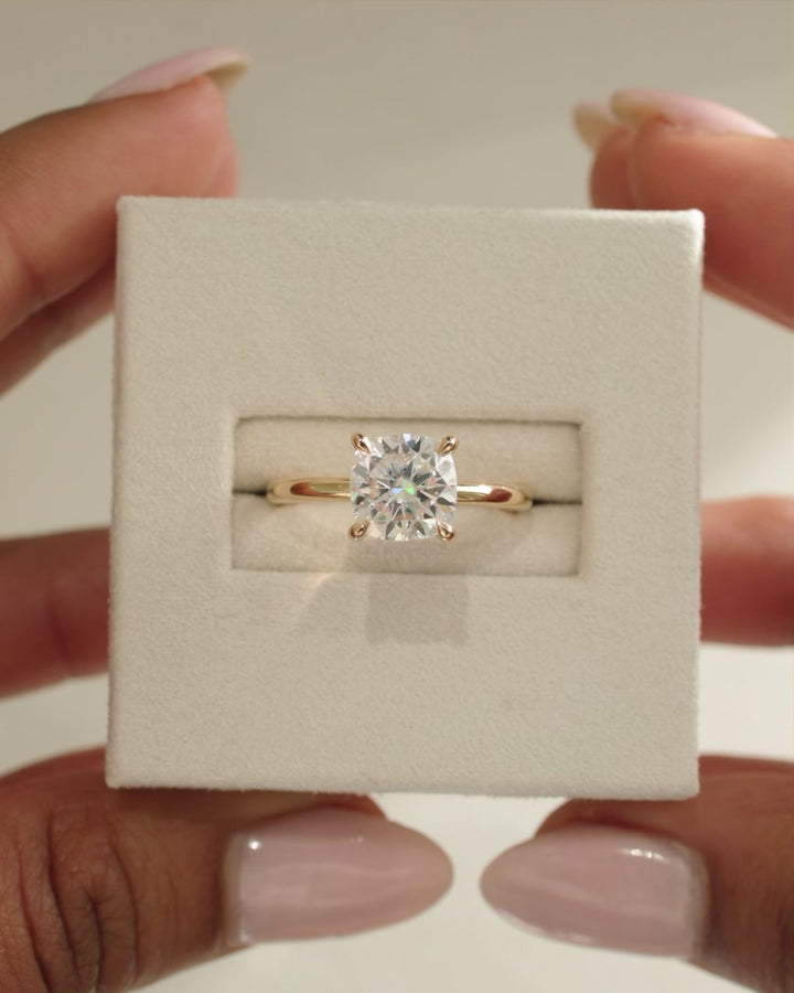 micro pavé hidden halo setting, pavé hidden halo setting, basket hidden halo setting, elevated hidden halo setting, low profile hidden halo setting, high profile hidden halo setting, secure hidden halo setting