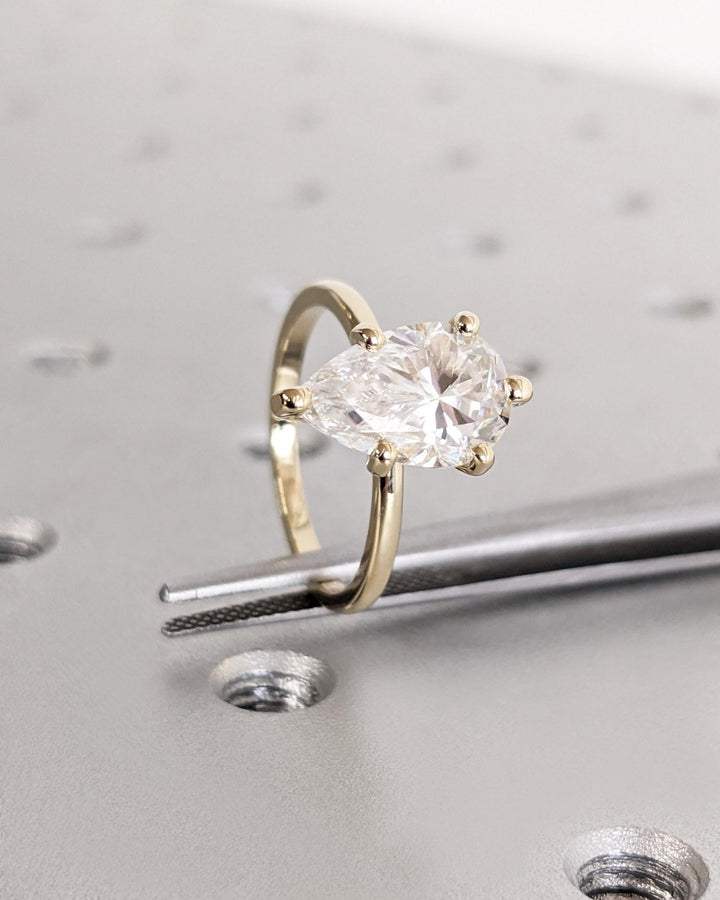 high sparkle engagement ring