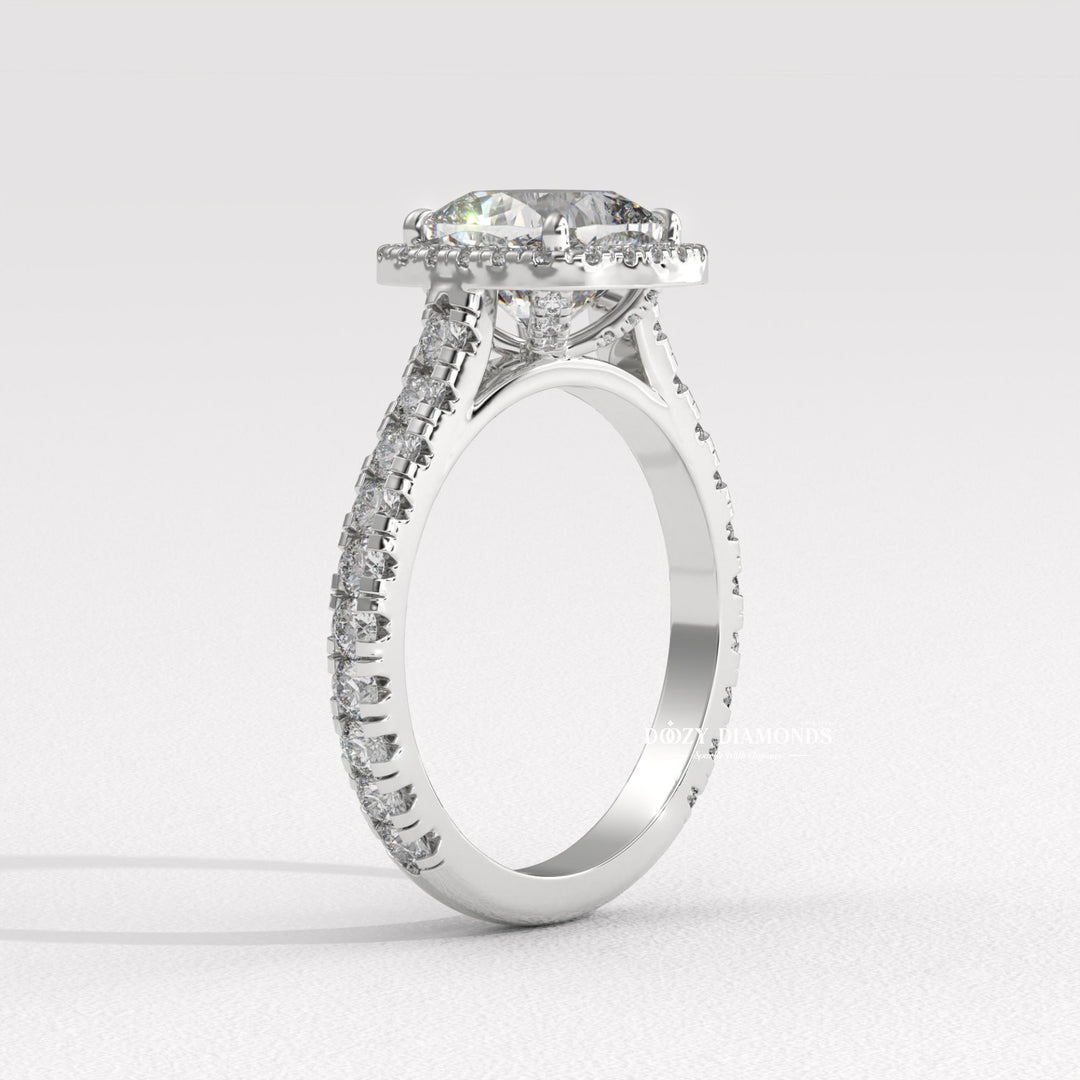 Cushion handmade engagement ring, Cushion customized engagement ring, Cushion made-to-order engagement ring, Cushion personalized engagement ring,