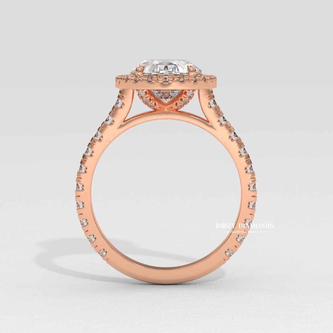 engagement ring, Round brilliant cut diamond engagement ring, Round ideal cut diamond engagement ring, Round excellent cut diamond engagement ring, Round very 