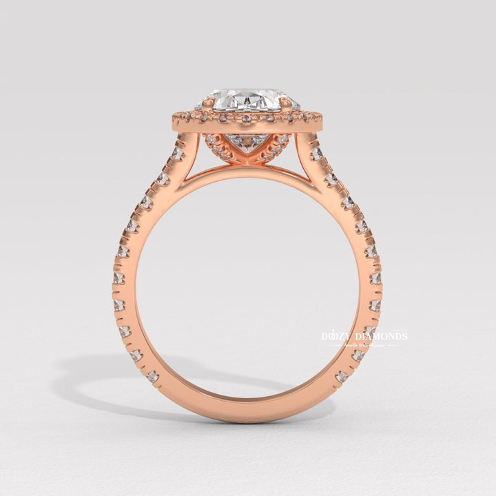 engagement ring, Round brilliant cut diamond engagement ring, Round ideal cut diamond engagement ring, Round excellent cut diamond engagement ring, Round very 