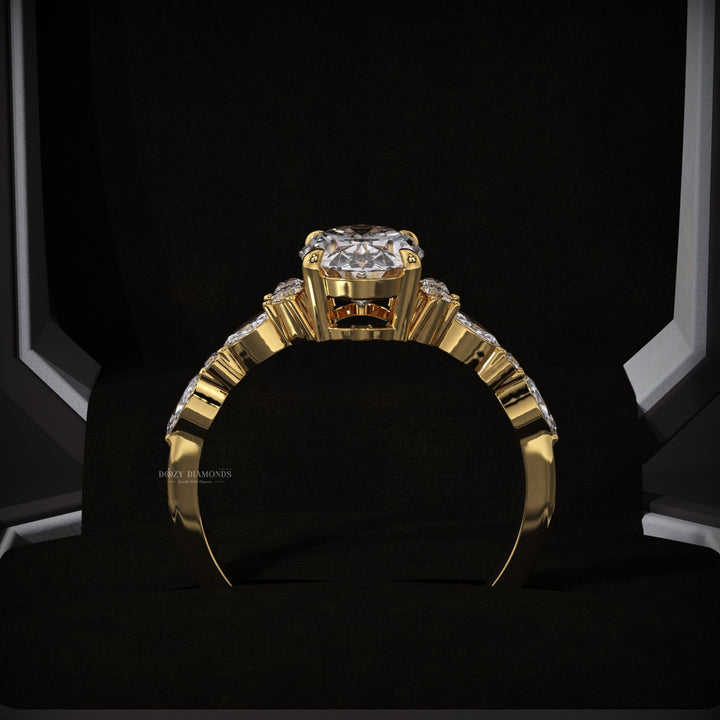 pave diamond ring
sustainable engagement ring
eco friendly diamond ring
ethical diamond ring
lab created diamond ring