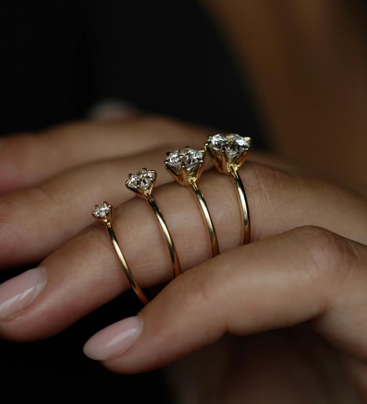 contemporary engagement ring