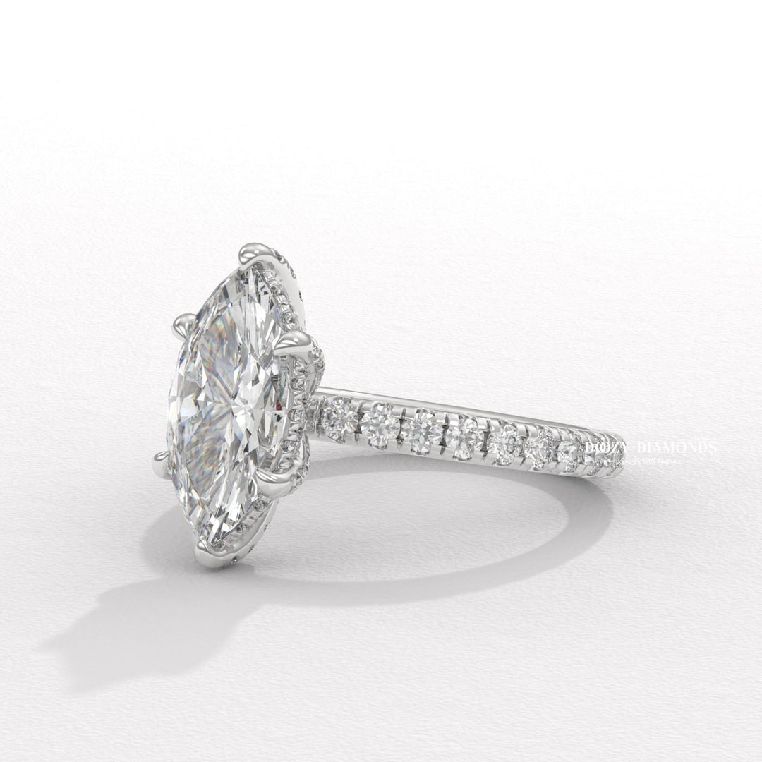 engagement ring gift, luxury bridal jewelry, women’s engagement jewelry, handcrafted diamond ring, fine jewelry engagement ring, marquise jewelry ring, proposal diamond ring.