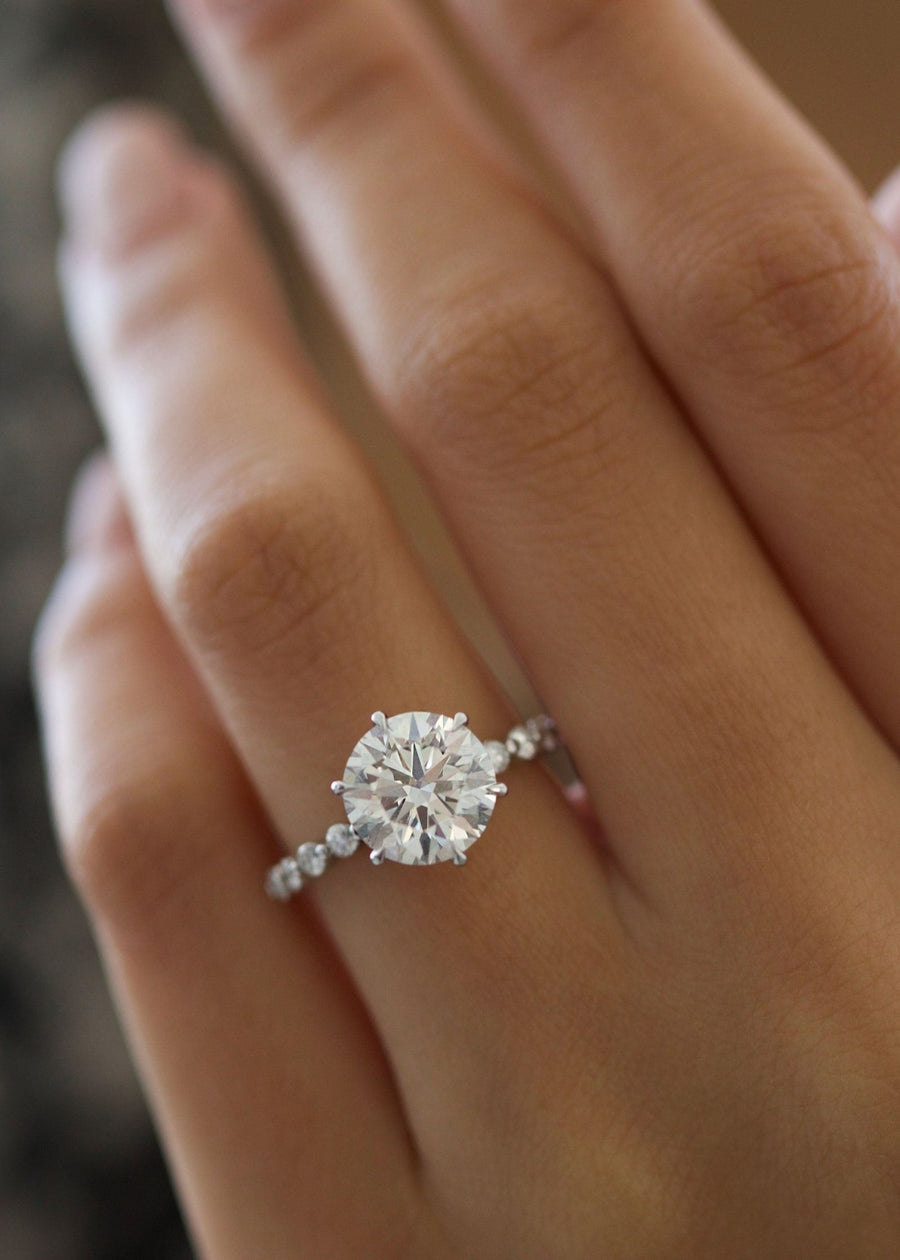 round diamond solitaire, 