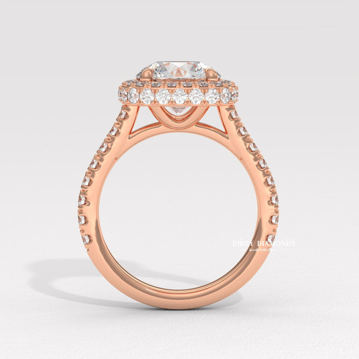 dazzling halo ring, solitaire halo engagement ring, diamond halo bridal set, elegant diamond ring, bridal diamond ring, round center diamond ring, engagement ring with halo,