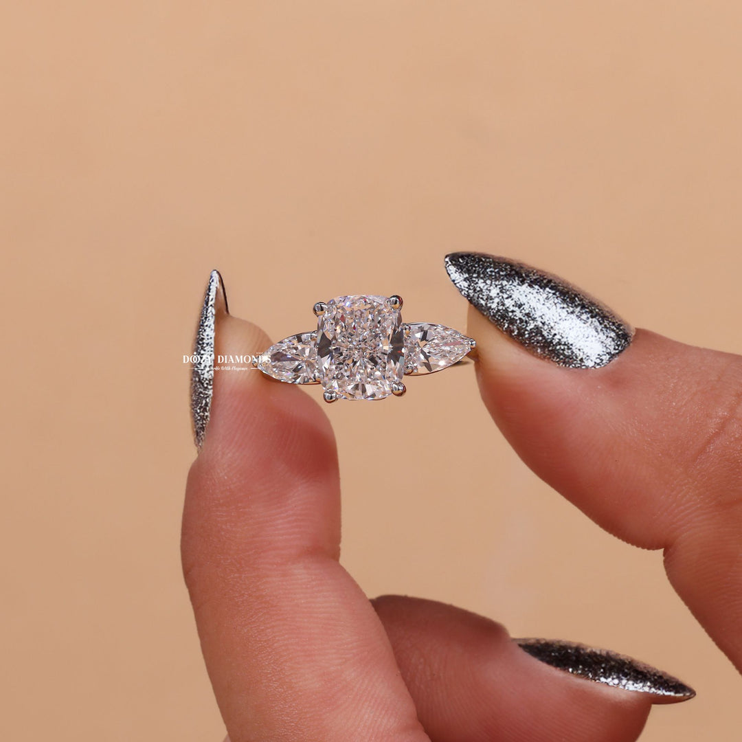 Cushion sophisticated engagement ring, Cushion trendy engagement ring, Cushion fashionable engagement ring, Cushion versatile engagement ring, 