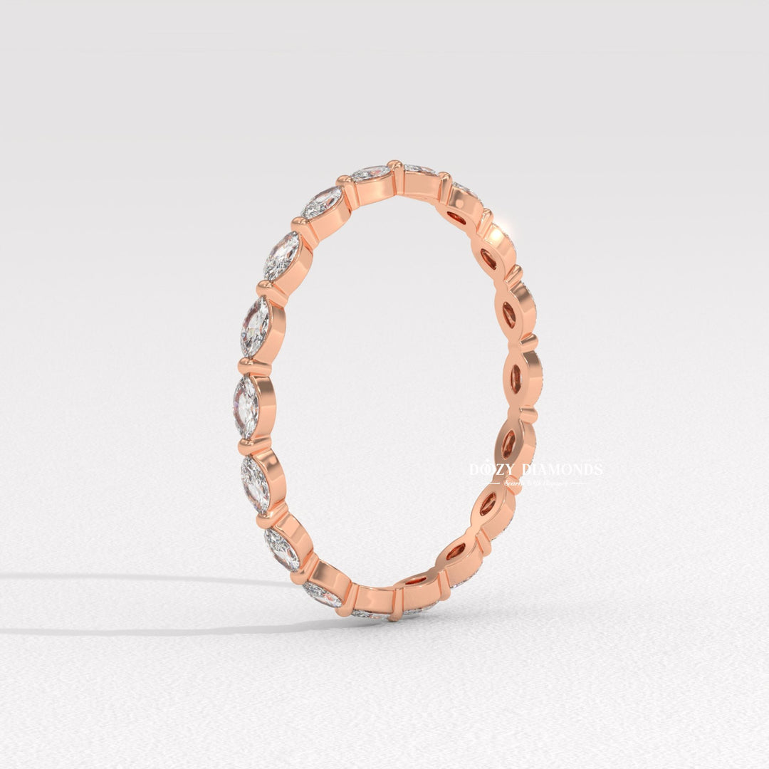 Marquise Lab Grown Diamond Band In Full Eternity