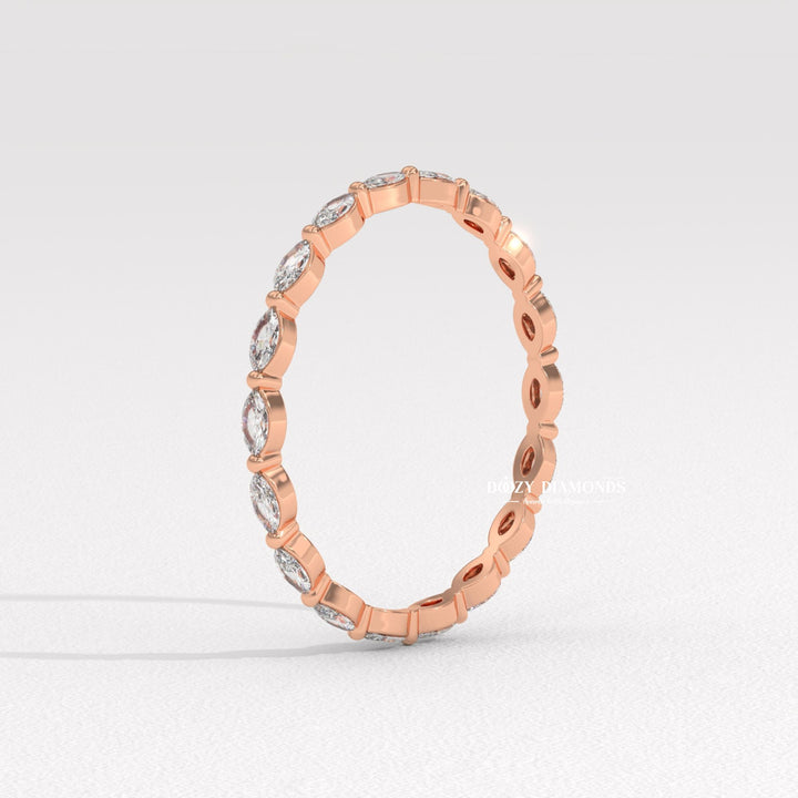 Marquise Lab Grown Diamond Band In Full Eternity
