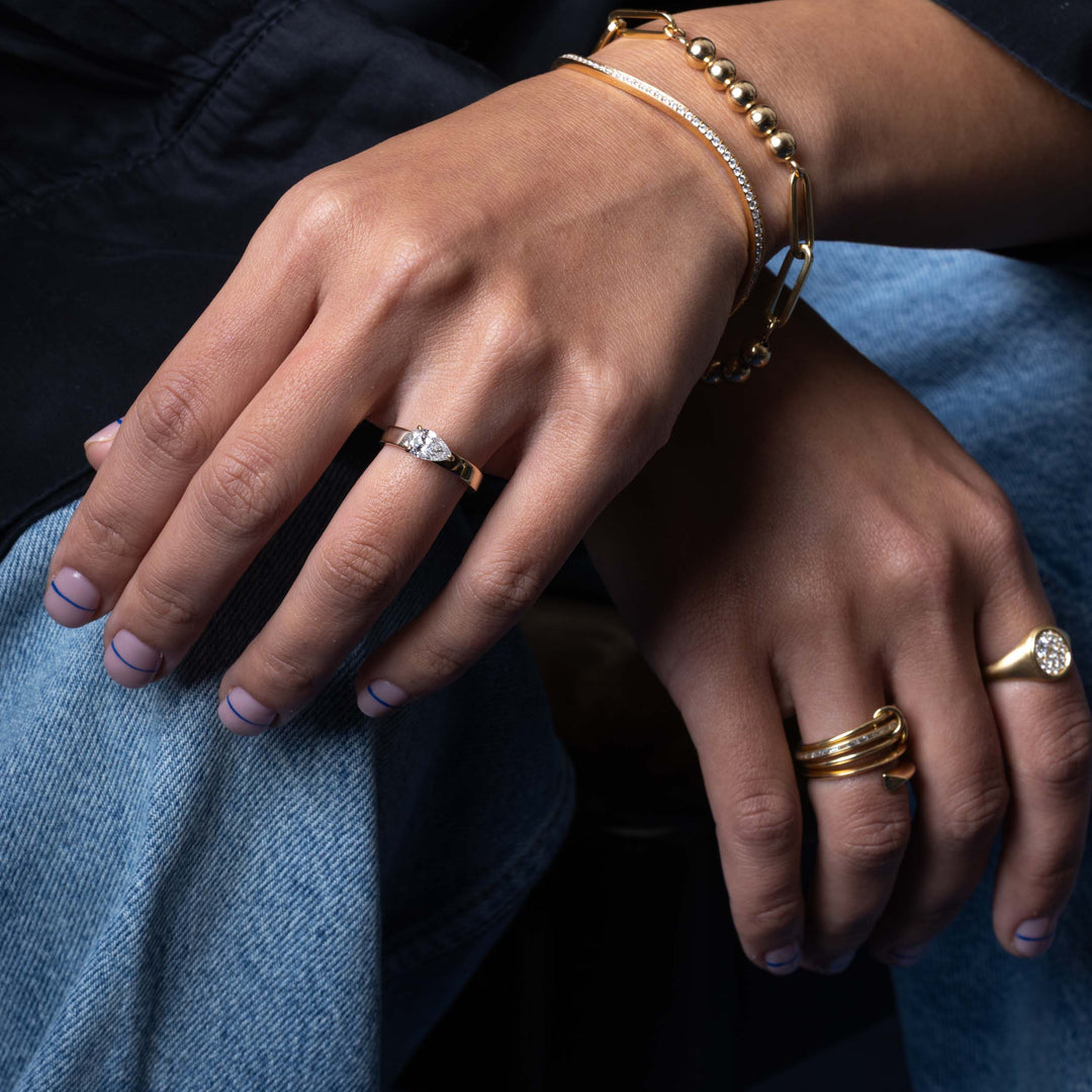 diamond ring, conflict free diamond ring, certified lab grown diamond, premium lab diamond ring, luxury lab grown diamond, sustainable luxury jewelry, ethical bridal jewelry, eco conscious jewelry, lab grown bridal ring, lab grown wedding ring, pear lab diamond ring,
