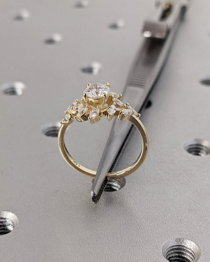 high quality lab diamond ring,