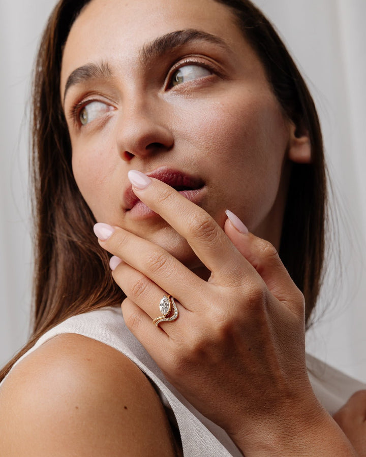 marquise solitaire ring, prong set engagement ring, four prong ring, six prong ring, cathedral solitaire ring, minimalist engagement ring, classic engagement ring, elegant engagement ring, timeless