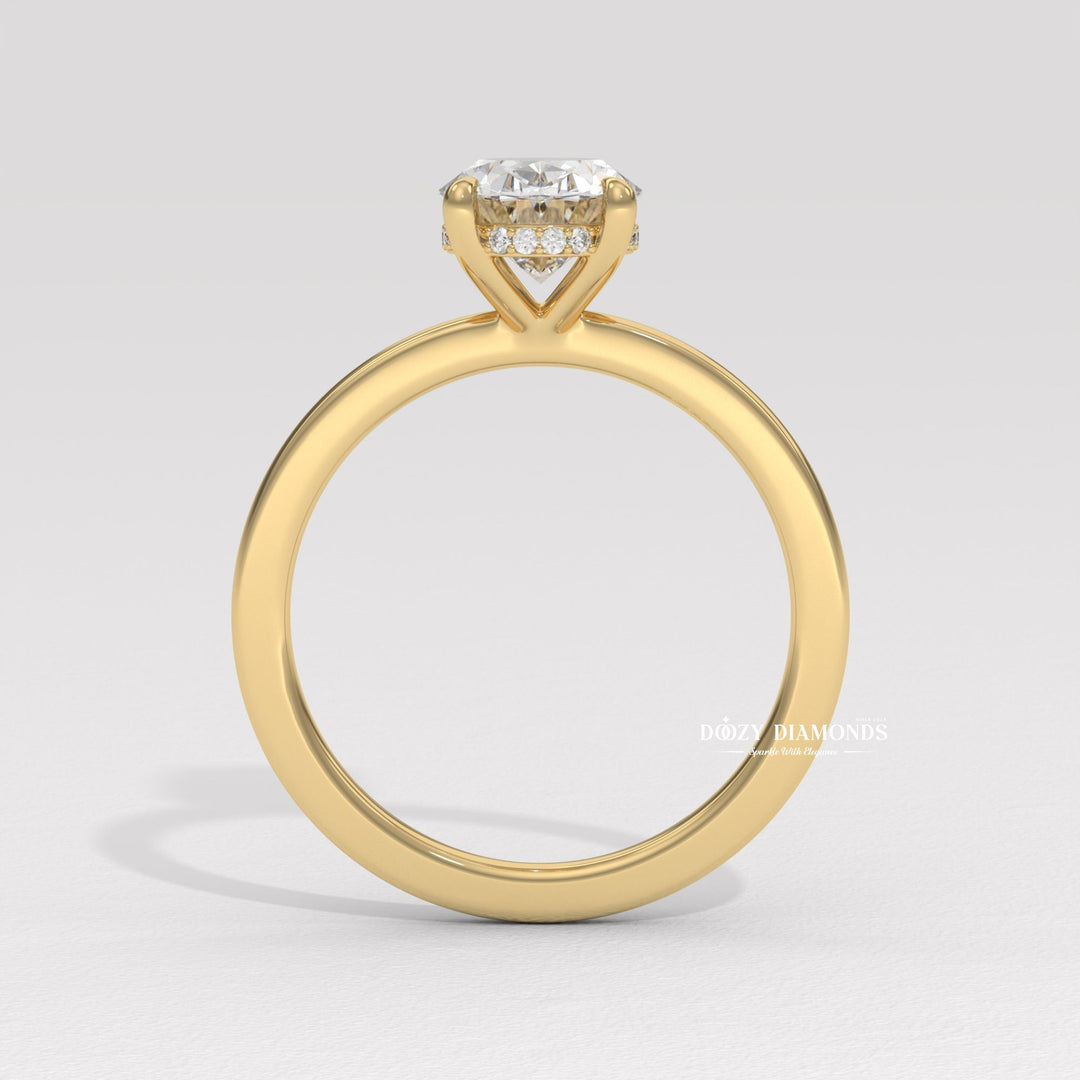 oval shape diamond ring,