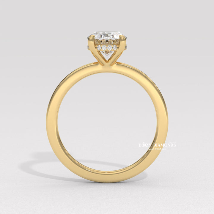 oval shape diamond ring,