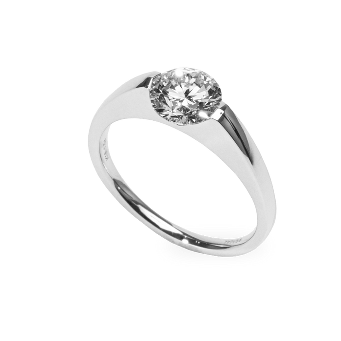 1.0CT - 2.0CT Round Cut Lab Grown Diamond Engagement Ring for Her - Doozy Diamonds