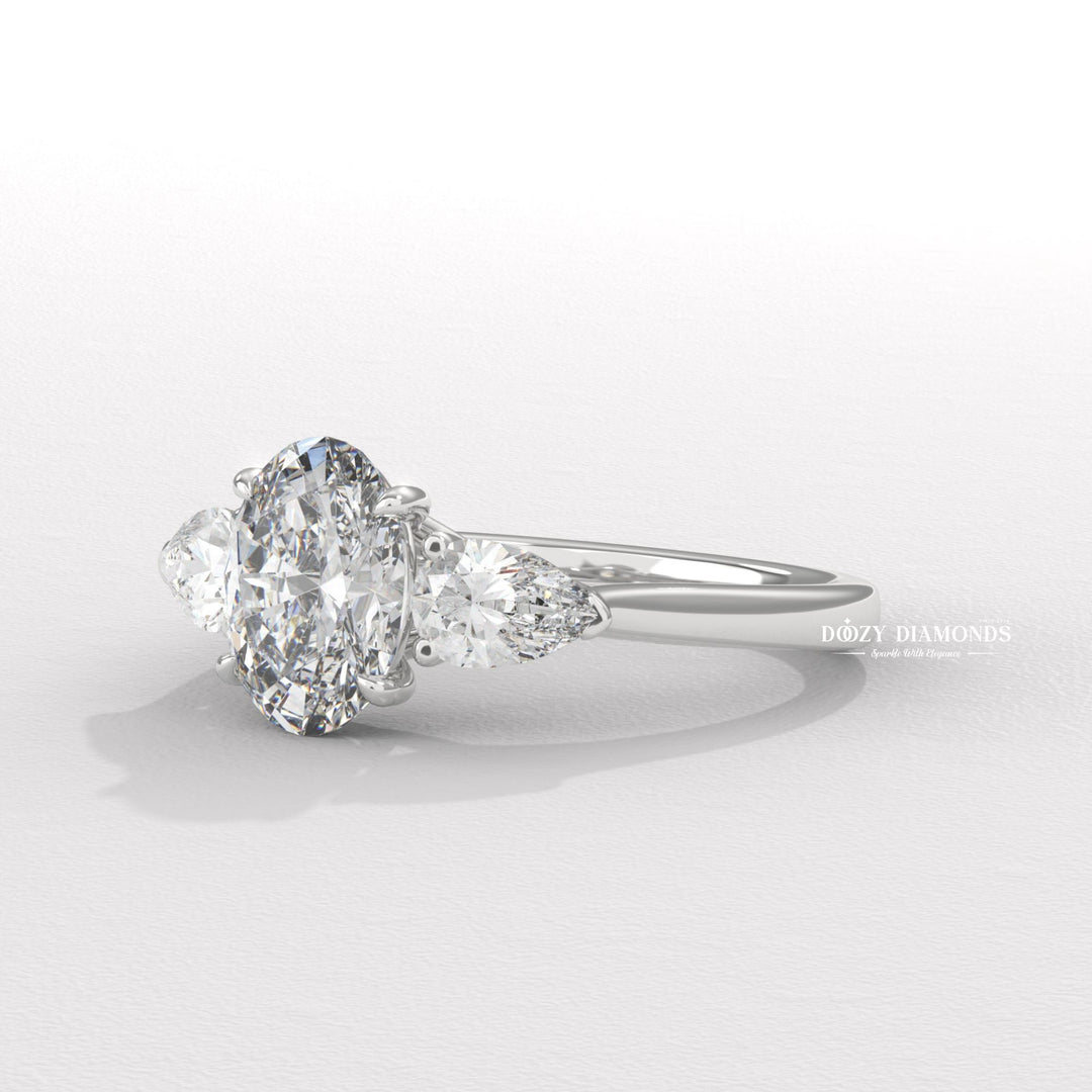 luxury ring for women, wedding proposal ring, premium bridal jewelry, timeless bridal jewelry, elegant bridal jewelry, oval halo ring, oval hidden halo ring, oval pave ring, oval cathedral ring,