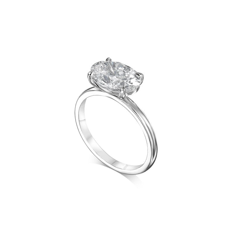 elegant solitaire bridal ring,