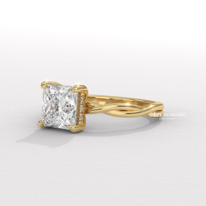 heirloom engagement ring, sophisticated diamond ring, luxury ring for women, wedding proposal ring, premium bridal jewelry, timeless bridal jewelry, elegant bridal jewelry, princess halo ring,