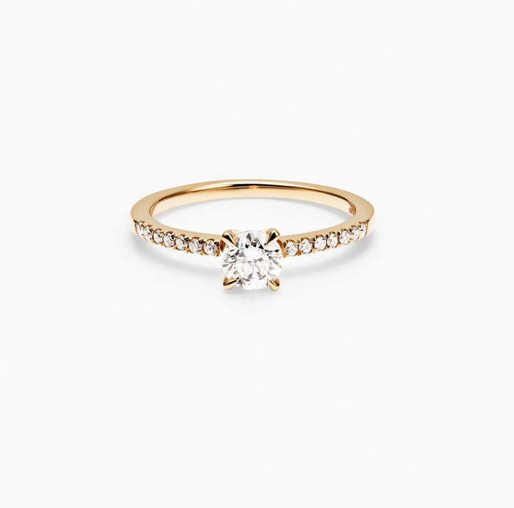 refined diamond ring