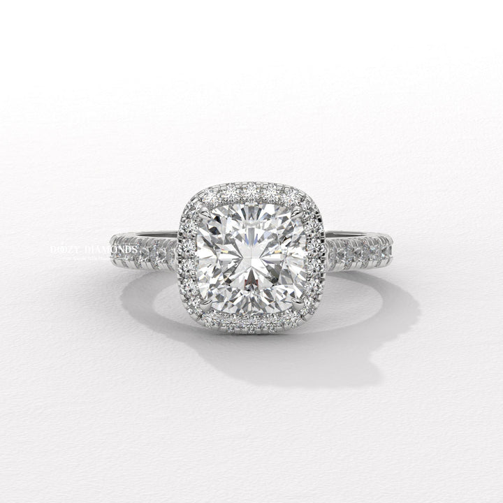 affordable luxury engagement ring, Cushion budget engagement ring, Cushion expensive engagement ring, Cushion high-quality engagement ring, Cushion cheap