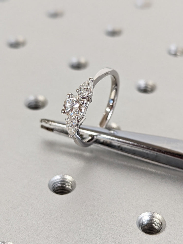 round diamond wedding band,