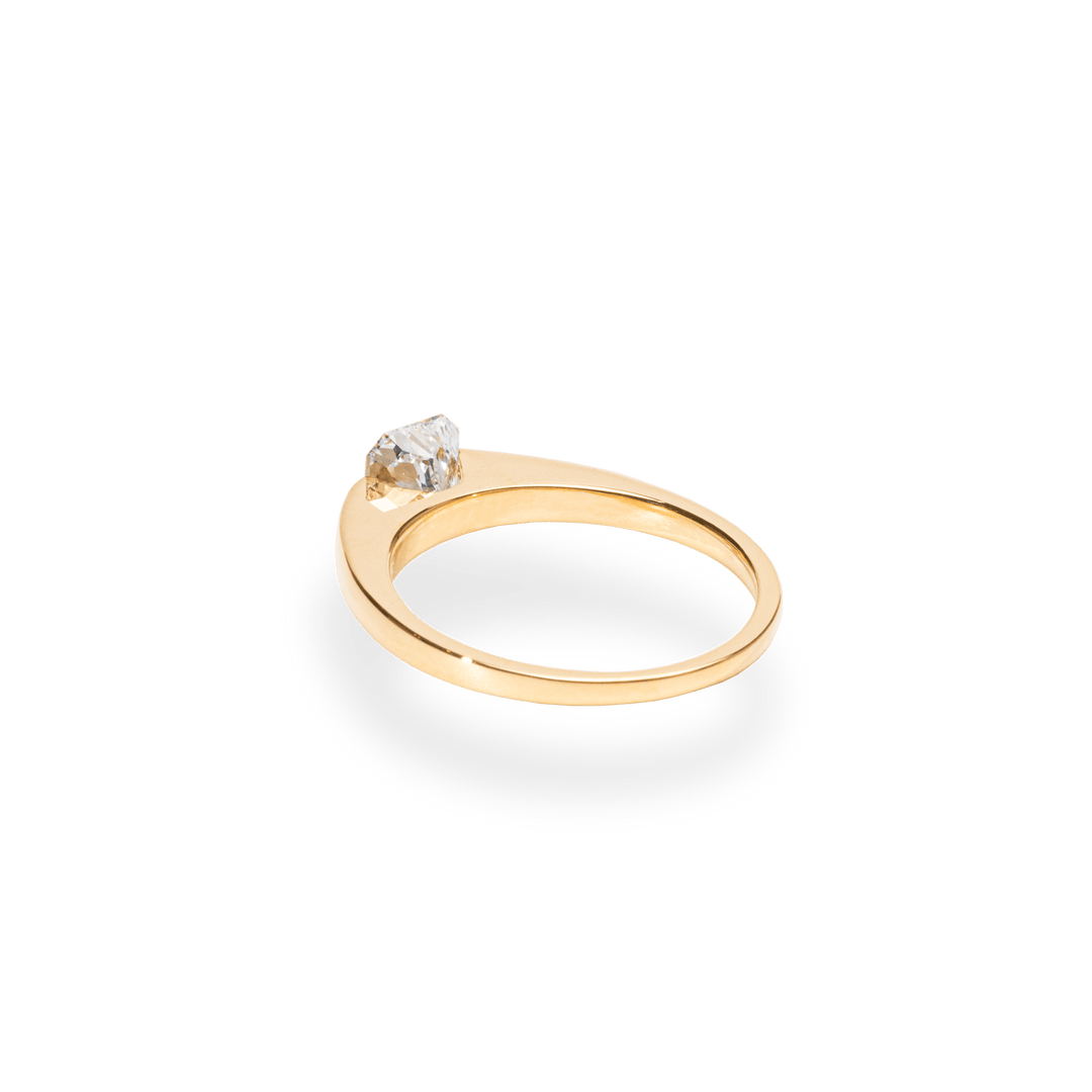 1.0CT - 2.0CT Radiant Cut Lab Grown Diamond Solitaire Engagement Ring - Doozy Diamonds