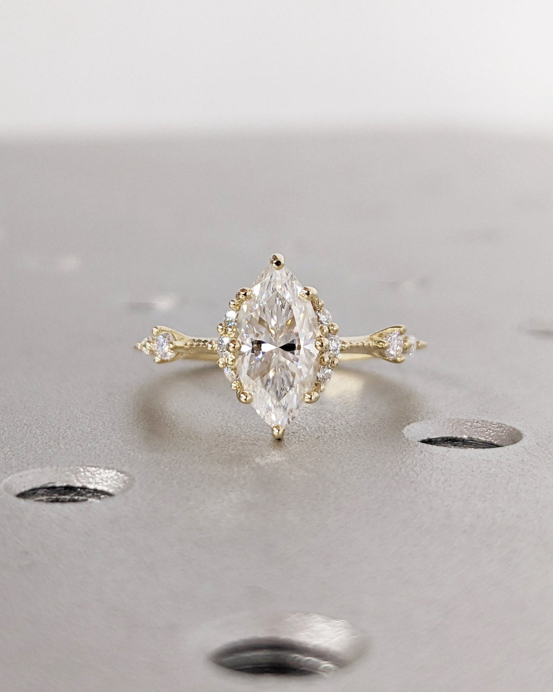handcrafted bridal ring