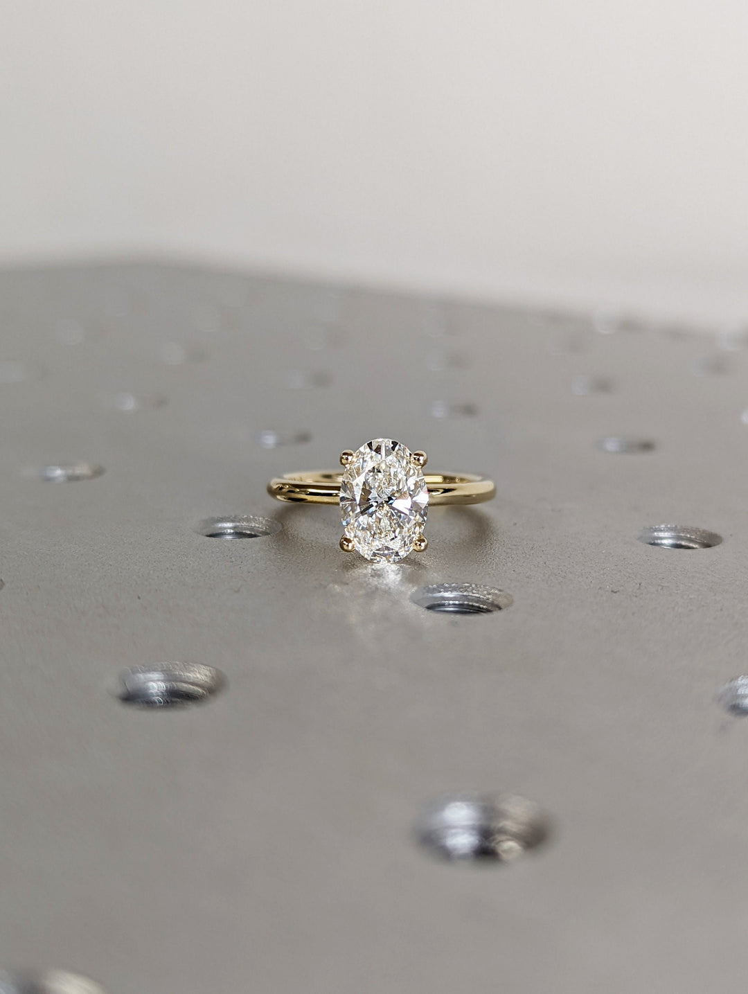 1.50CT Oval Cut Solitaire Lab Grown Diamond Engagement Ring Anniversary Gift