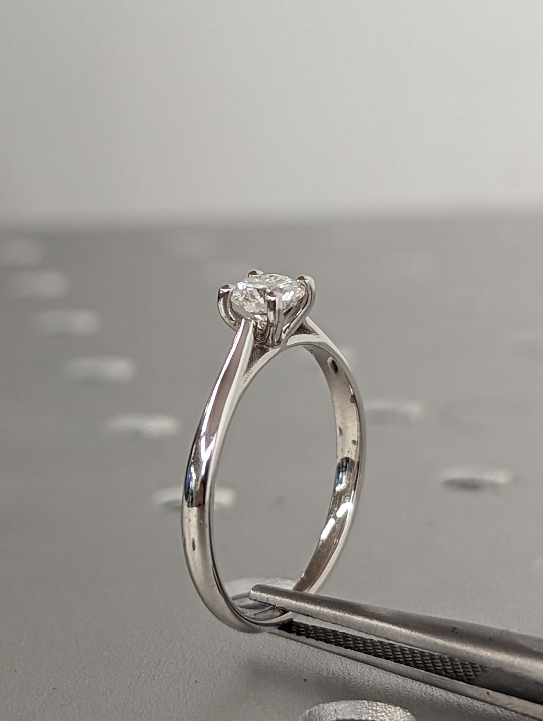 0.50CT Round Cut Solitaire Lab Grown Diamond Engagement Ring For Women