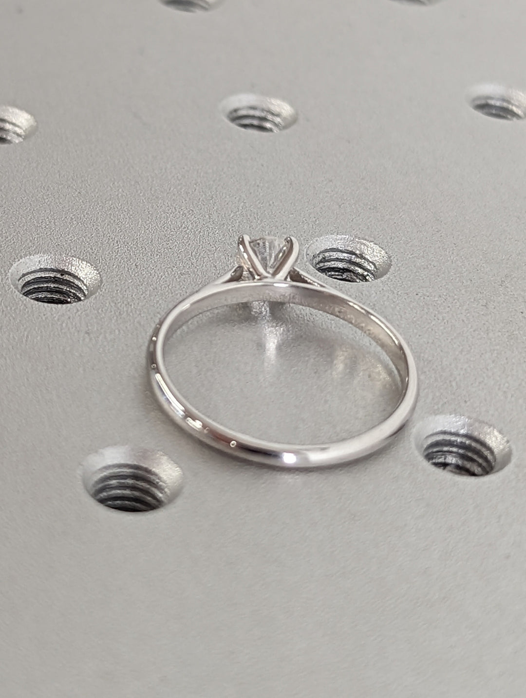 0.50CT Round Cut Solitaire Lab Grown Diamond Engagement Ring For Women