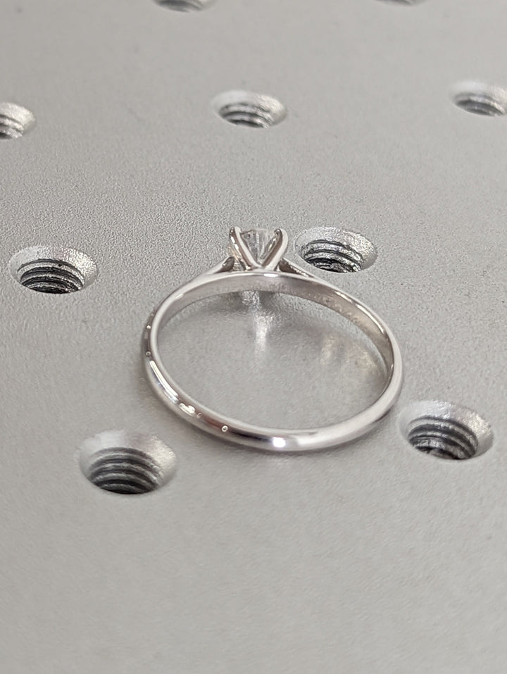 0.50CT Round Cut Solitaire Lab Grown Diamond Engagement Ring For Women