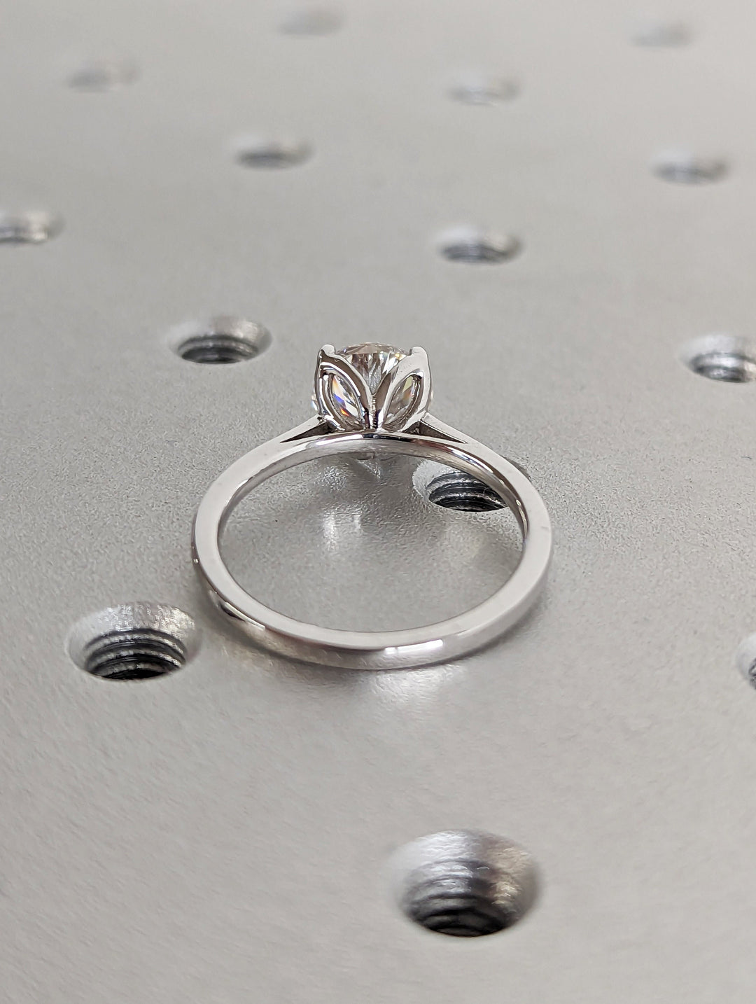 1.50CT Round Cut Solitaire Lab Grown Diamond Engagement Ring For Her Minimalist Wedding Ring
