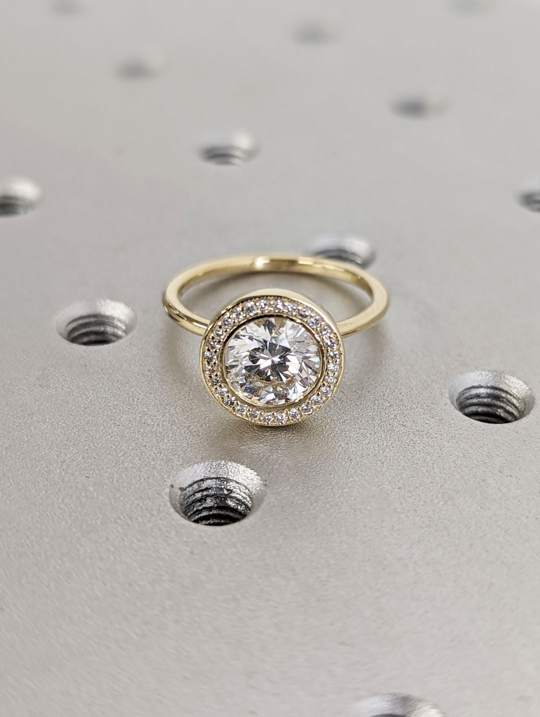1.50CT Round Solitaire Lab Grown Diamond Engagement Ring For Her