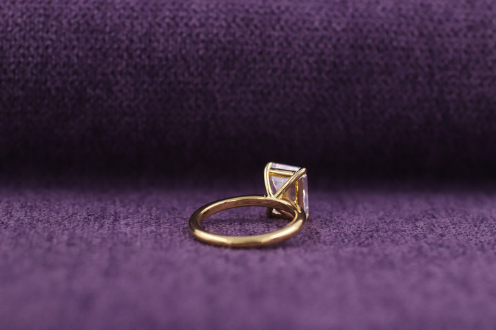 2.0CT Emerald Cut Solitaire Lab Grown Diamond Engagement Ring Proposal Ring For Her