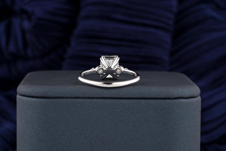 2.0CT Radiant Cut Cluster Lab Grown Diamond Engagement Ring For Her
