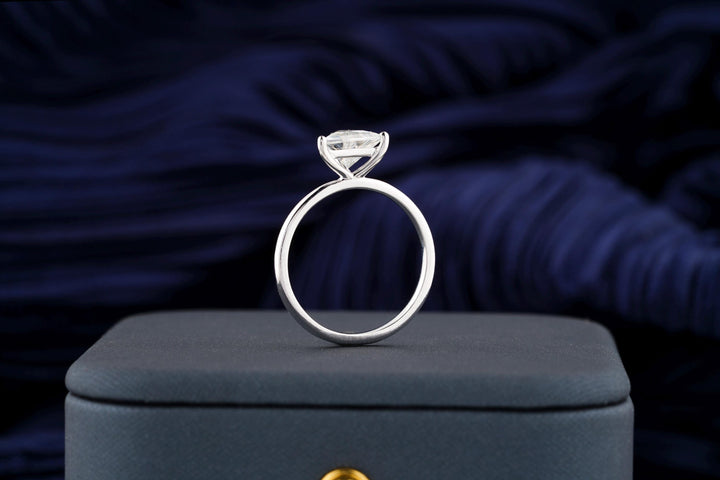 0.50CT Triangle Cut Solitaire Lab Grown Diamond Engagement Ring For Women