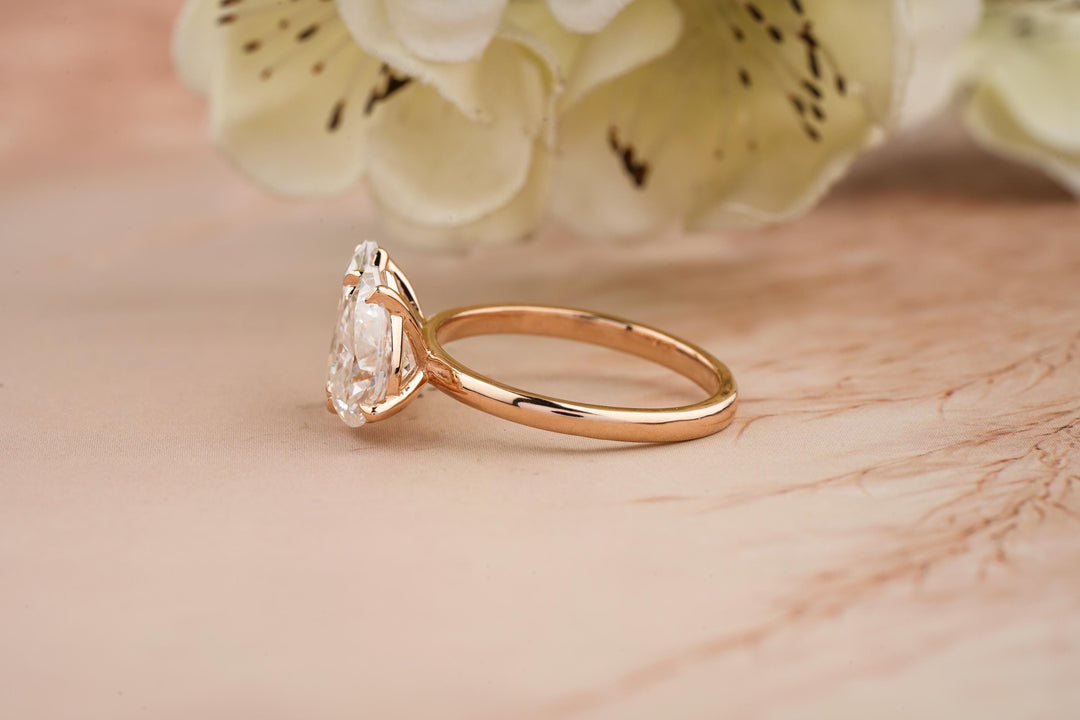 2.0CT Toi Et Moi Pear & Marquise Lab Grown Diamond Engagement Ring For Her
