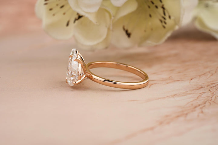 2.0CT Toi Et Moi Pear & Marquise Lab Grown Diamond Engagement Ring For Her