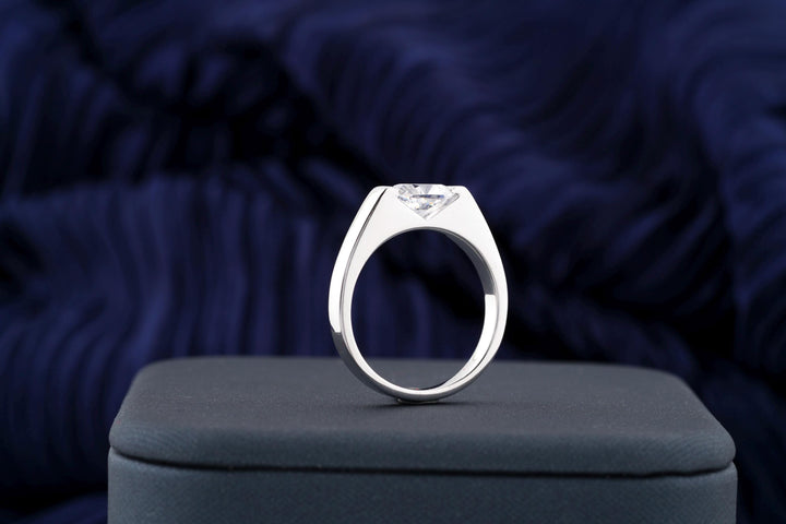 0.50CT Oval Cut Solitaire Lab Grown Diamond Engagement Ring For Women