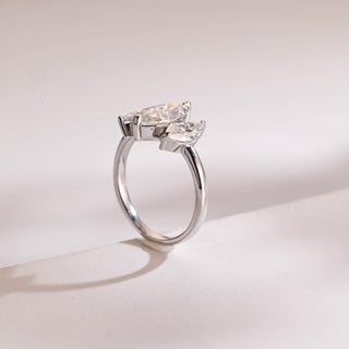 2.0CT Marquise Cut 3 Stone CVD EF/VVS Diamond Wedding Band For Women