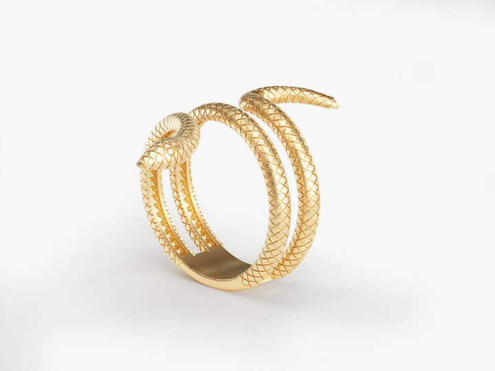 Snake Diamond Ring For Women