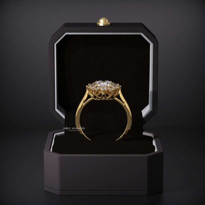 lab created diamond ring
flower inspired ring
oval cut lab diamond
luxury lab diamond ring
modern engagement ring
fine jewelry engagement ring