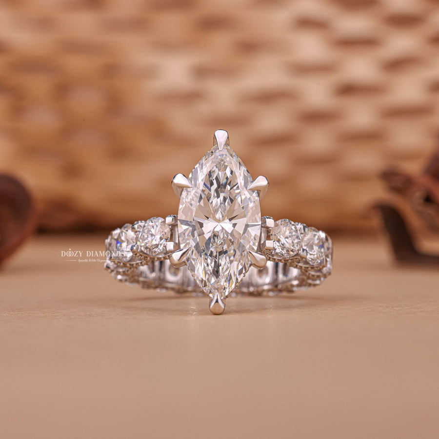 marquise cut lab grown diamond ring

marquise diamond engagement ring

pavé diamond engagement ring