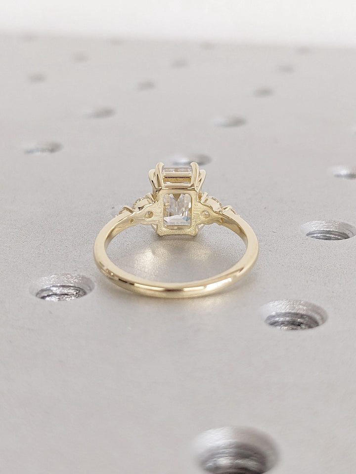 cluster bridal ring, 
